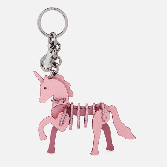 Coach Unicorn π¦ primarose Pink bag charm key fob